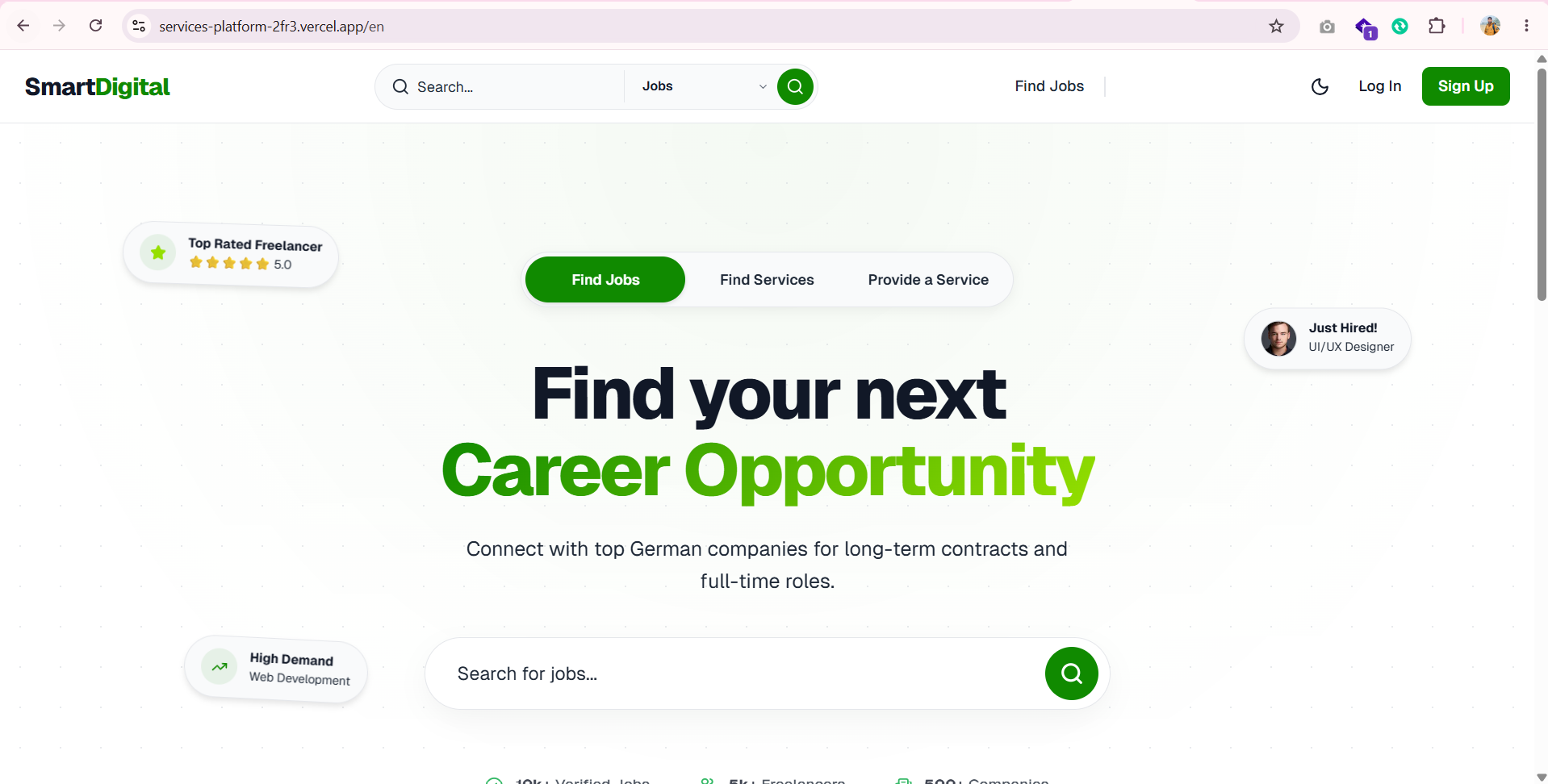 Job & Services Marketplace Platform
